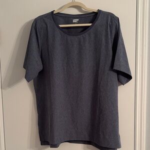 Lands' End Charcoal Short Sleeve scrub top size PL (14/16)